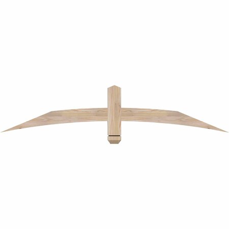 Ekena Millwork Bellingham Smooth Timber Gable Bracket, Douglas Fir, 60"W x 12"H x 1 1/2"D x 3 1/2"F, 5/12 Pitch GBW060X12X0204BEL00SDF